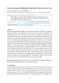 Semantic Enrichment of Building and City Information Models: a Ten-Year Review