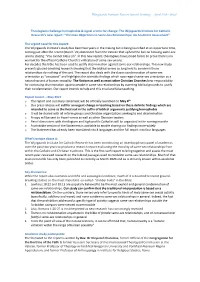 Wijngaards Institute Report Launch Briefing – April 30Th - Final