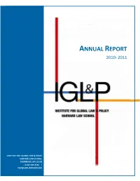 2010-2011 Annual Report