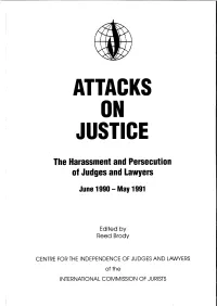 Attacks Justice