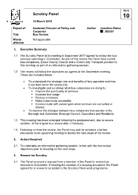Bus Review Report