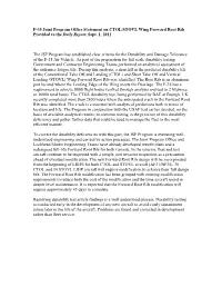 F-35 Joint Program Office Statement on CTOL/STOVL Wing Forward Root Rib Provided to the Daily Report, Sept
