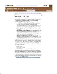 History of LIMCOM History of LIMCOM