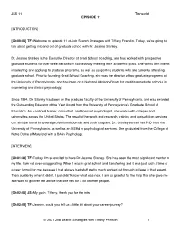JSS 11 Transcript © 2021 Job Search Strategies with Tiffany
