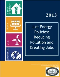 Just Energy Policies: Reducing Pollution and Creating Jobs