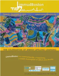 2012 Limmudboston Program Book