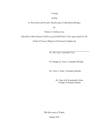 A Thesis Entitled Ice Prevention and Weather Monitoring on Cable
