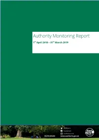 Authority Monitoring Report