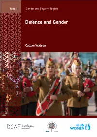 Defence and Gender