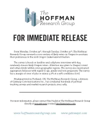 For Immediate Release
