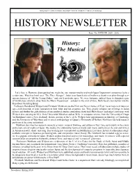 History Newsletter