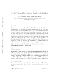 On the Universal Near Shortest Simple Paths Problem
