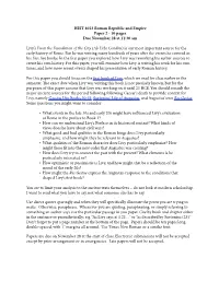 Paper 2 Assignment