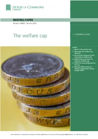 The Welfare Cap