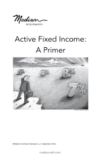 Active Fixed Income: a Primer