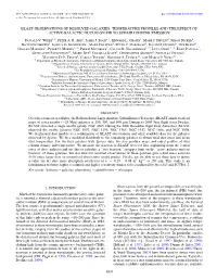 Blast Observations of Resolved Galaxies: Temperature Profiles and the Effect of Active Galactic Nuclei on Fir to Submillimeter Emission