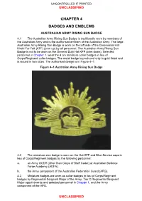 Chapter 4 – Badges and Emblems (2017)