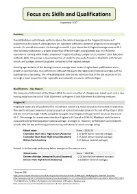Focus On: Skills and Qualifications