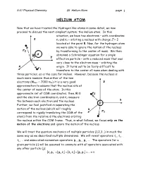 HELIUM ATOM R R2 R1 R2 R1
