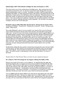 Programme Notes by Chris Darwin