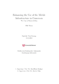 Enhancing the Use of the Mobile Infrastructure in Cameroon the Case of Bayam Sellam
