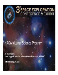 NASA's Lunar Science Program