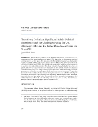 Political Interference and the Challenges Facing the US