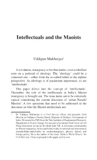 Intellectuals and the Maoists