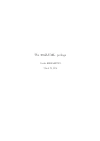 The Tikz-UML Package
