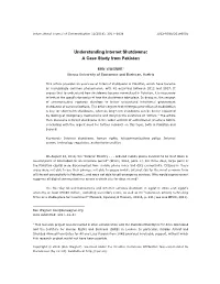 Understanding Internet Shutdowns: a Case Study from Pakistan