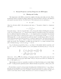 –1– 5. Thermal Properties and Line Diagnostics for HII Regions 5.1