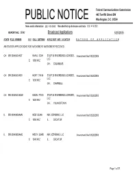 Broadcast Applications 5/25/2005