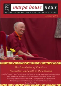 Chime Rinpoche Will Be Pleased to See His Students All I’D Like to Finish by Reflecting on How the Working Together in Harmony