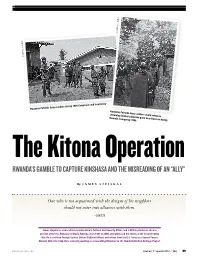 Kitona Operations: Rwanda's Gamble to Capture Kinshasa and The
