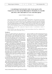 A Morphological and Molecular Study of Some Species In