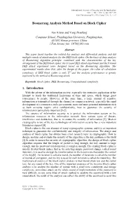 Boomerang Analysis Method Based on Block Cipher
