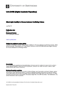 6. Silent Light: Inability to Choose Between Conflicting Values – Robvanes.Com