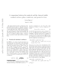 A Comparison Between the Nonlocal and the Classical Worlds: Minimal Surfaces, Phase Transitions, and Geometric ﬂows
