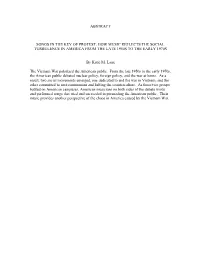 Abstract Songs in the Key of Protest