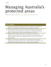 Managing Australia's Protected Areas
