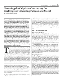 Contrasting the Challenges of Liberating Fallujah and Mosul by Zana Gulmohamad