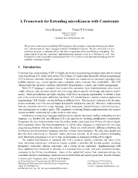 A Framework for Extending Microkanren with Constraints