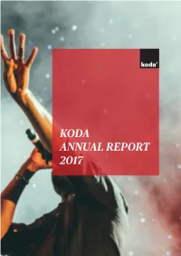 KODA ANNUAL REPORT 2017 Contents
