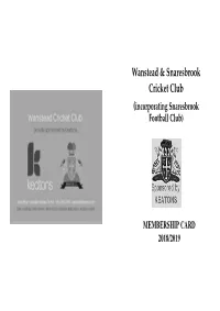 Wanstead & Snaresbrook Cricket Club