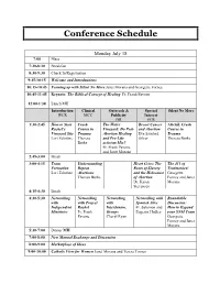 Conference Schedule
