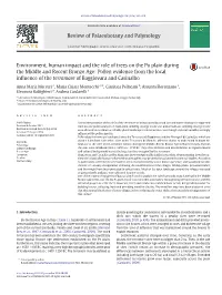 Environment, Human Impact and the Role of Trees on the Po Plain During