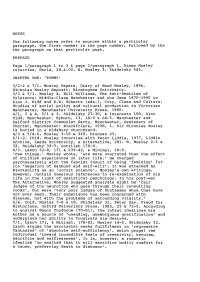 NOTES the Following Notes Refer to Sources Within a Particular Paragraph