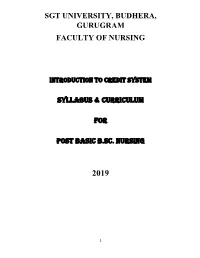 Semester Syllabus