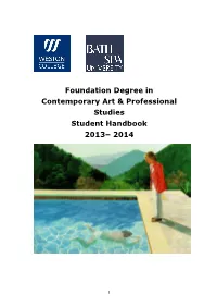 Template for Student Handbook