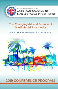 2019 Conference Program